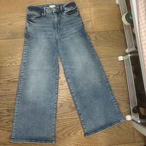 Good American Size 8 wide leg Jeans